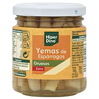 Hiperdino yemas de espárragos blancos extra gruesos 110 g