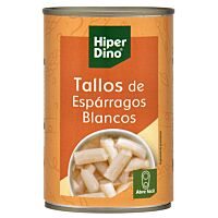 HiperDino espárragos blancos tallos 250 g