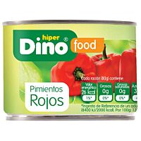 HiperDino pimientos rojos 125 g