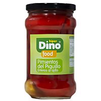 HiperDino pimientos del piquillos enteros al ajillo 290 g