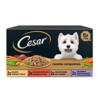 César perro multi selección campesina 8 x 150 g