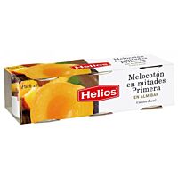 Helios melocotón en almíbar 3 x 600 g