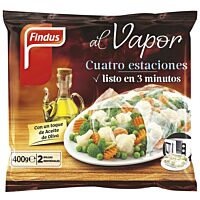 Findus verduras al vapor cuatro estaciones 400 g