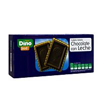 HiperDino galletas con tableta chocolate con leche 150 g