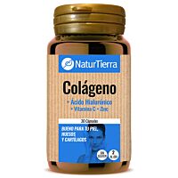 Naturtierra colageno y acido hialurónico 30 dosis