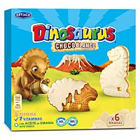 Artiach galletas Dinosaurus de chocolate blanco 352 g