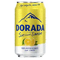 Dorada cerveza sin alcohol con limón natural 33 cl