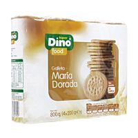 HiperDino galletas María dorada 4 x 200 g