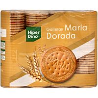 HiperDino galletas María dorada 4 x 200 g
