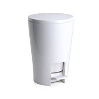 Tatay cubo pedal diabolo blanco 5 l