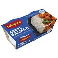 Brillante vasitos de arroz basmati 2 x 125 g