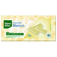 HiperDino tableta de chocolate blanco 150 g