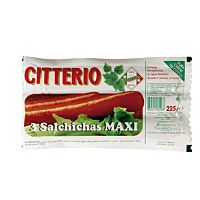 Citterio salchichas maxi 225 g