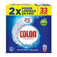 Colón detergente polvo 30 + 3 lv