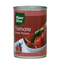 HiperDino tomate natural entero 390 g