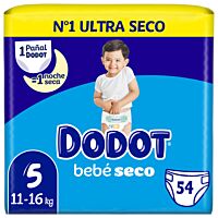 Dodot Azul pañal talla 5 11-16 kg 58 ud