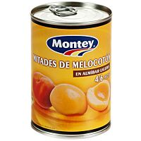 Montey melocotón en almíbar ligero 250 g