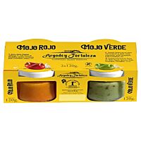 Fortaleza Argodey mojos rojo y verde 2 x 120 ml
