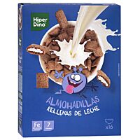HiperDino cereales rellenos de leche 500 g
