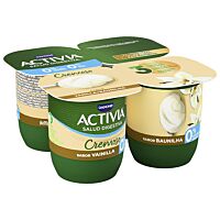 Activia 0 % cremoso sabor vainilla 4 x 120 g