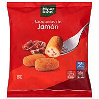 HiperDino croquetas de jamón 500 g