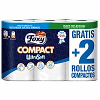 Foxy papel higiénico compacto 4 + 2 ud