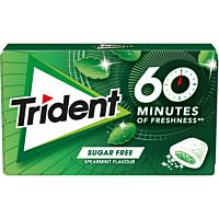 Trident chicles de hierbabuena 60 minutos 20 g