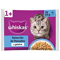 Whiskas gatos adultos selección de pescados 4 x 85 g