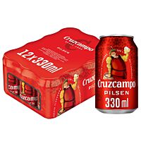 Cruzcampo cerveza pilsen 12 x 33 cl