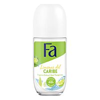 FA desodorante blue limones caribe roll on 50 ml