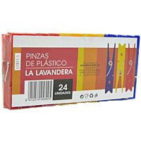 La Lavandera pinzas plástico 24 ud