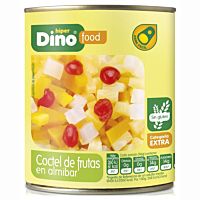 HiperDino cocktail de frutas en almíbar 840 g