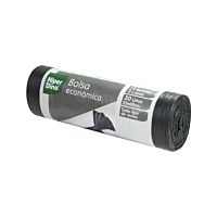 HiperDino bolsa de basura económica negra 3 capas 30 l 15 ud