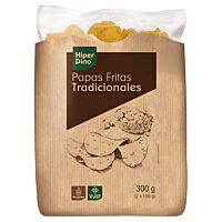 HiperDino papas fritas cartucho 2 x 150 g