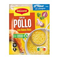 Maggi sopa pollo con fideos finos 82 g