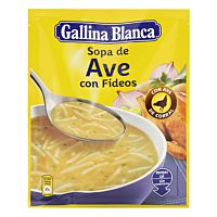 Gallina Blanca sopa ave con fideos 76 g