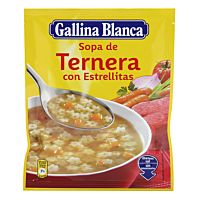 Gallina Blanca sopa ternera con estrellitas 74 g