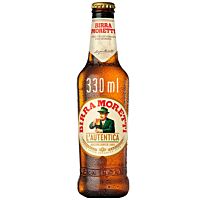 Birra Moretti cerveza italiana especial 33 cl