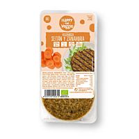 Happy bio vegurger seitan-zanahoria 160 gr