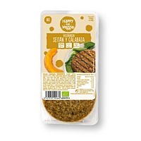 Happy bio vegurger seitan-calabaza 160 gr