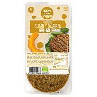 Happy bio vegurger seitán y calabaza 160 g