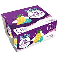 Kaiku sin lactosa con piña 4 x 125 g