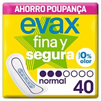 Evax compresa fina y segura normal 38 ud