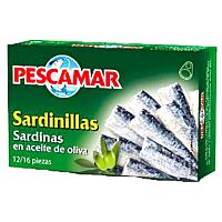 Pescamar sardinillas en aceite de oliva 81 g