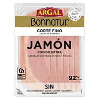 Argal Bonnatur jamón cocido lonchas finas 115 g
