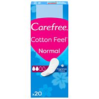 Carefree protegeslips cotton transpirable fresh 20 ud