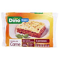 HiperDino lasaña bolognesa 500 g