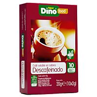 HiperDino café soluble descafeinado 10 x 20 g