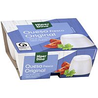 HiperDino queso fresco natural 4 x 62,5 g