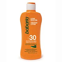 Babaria leche protectora solar aloe vera 30 SPF 200 ml